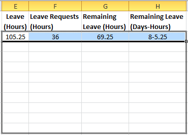 Drag Down Formula