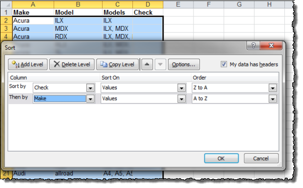 Data Post Sort