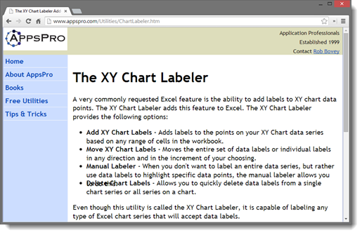 AppsPro XY Chart Labeler