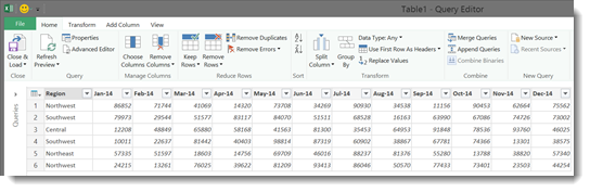 PowerQueryTableView